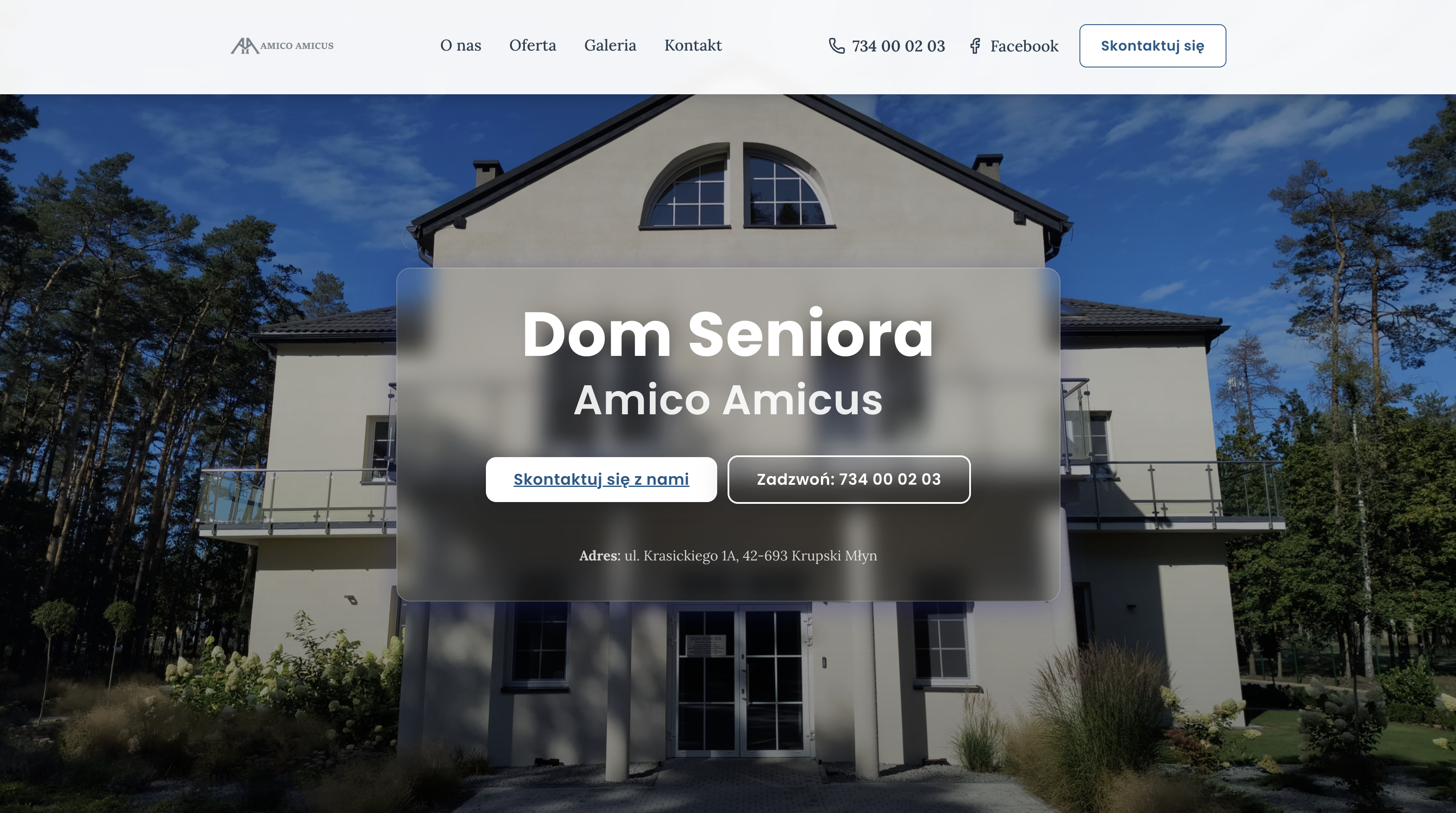 Dom Seniora Amico Amicus - nowoczesny ośrodek opieki senioralnej